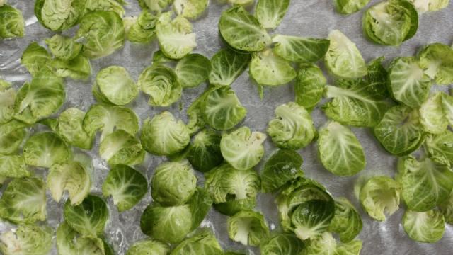 Brussels Sprout Chips Are A Super Easy, Healthy Snack