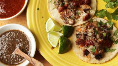 Get Crispy, Cheesy Bits All Up In Your Tacos By Griddling Cheese With The Meat