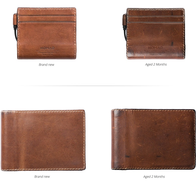 The Nomad Leather Wallet Charges Your iPhone, Looks Good Doing It