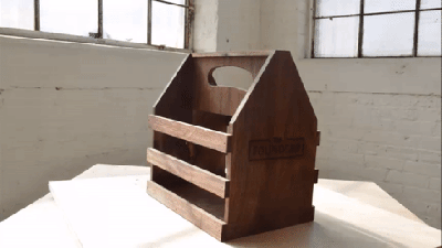 This DIY Wood Beer Carrier Even Has A Bottle Opener On The Side
