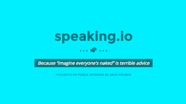 Speaking.io Is A Crash Course In Crafting The Perfect Public Speech