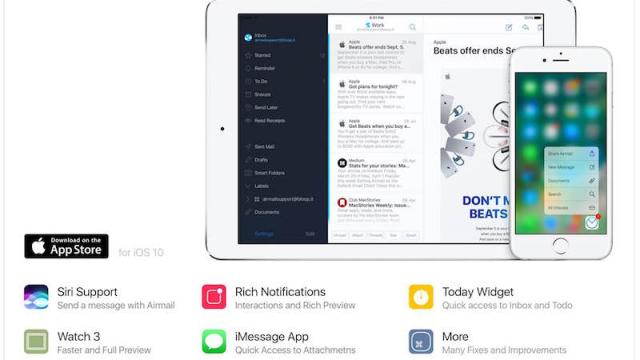 Airmail For iPhone Gets A Bunch Of iOS 10 Integration Features