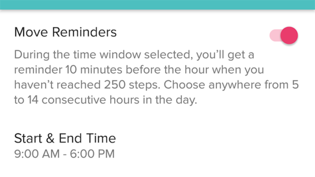 FitBit Can Now Remind You To Move Periodically Throughout The Day