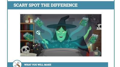 This Spooky Spot The Difference Game Teaches Kids To Code With Python
