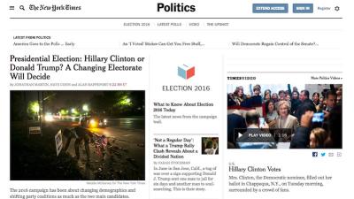 All The US Newspapers And Pay TV Channels Giving Free Access For Election Day Coverage