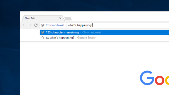 Chromnitweet Lets You Tweet From Chrome’s Address Bar