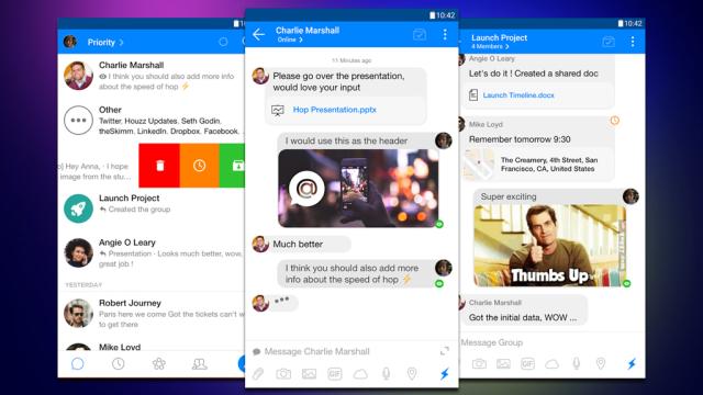 Hop Turns Your Emails Into Chat-Style Conversations