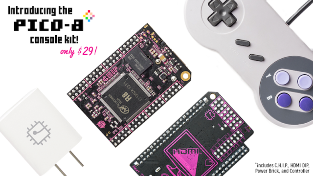 The CHIP Gets Game Design Software PICO-8 For Free, Introduces The $39 Game Making Console Kit