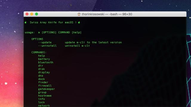 M-Cli Adds Plain Language Controls To Your Mac’s Command Line