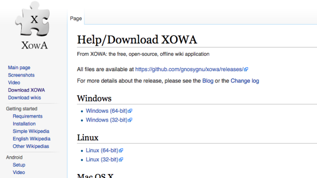 XOWA Makes It Easy To Download Wikipedia For Offline Reading