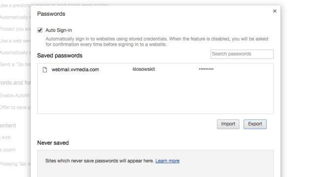 Chrome Has An Option To Export Passwords, Here’s How To Enable It