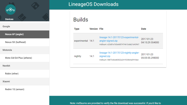 The First Builds Of Lineage OS, CyanogenMod’s Successor, Are Now Live