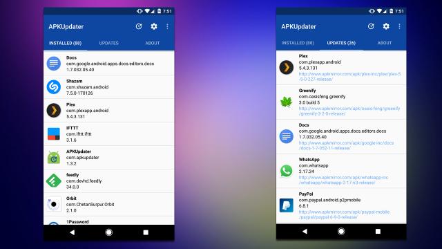 APKUpdater Finds Updates To Your Apps Without The Google Play Store