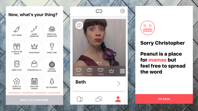 Peanut Helps You Find Mum Friends In Your Area