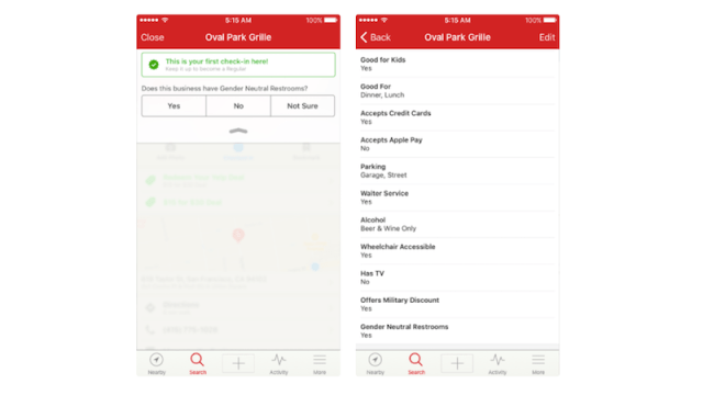 Yelp Now Shows Where You Can Find Gender Neutral Restrooms