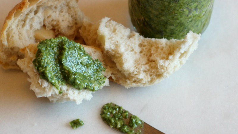 How To Make Pesto From Kitchen Scraps