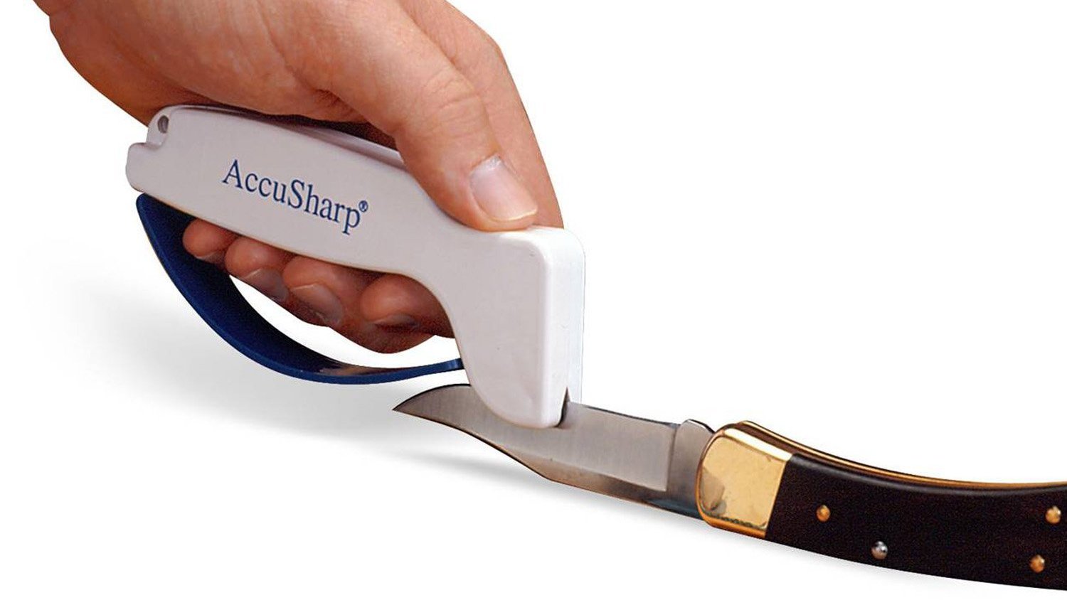 Accusharp Pull Through Knife Sharpener with Tungsten Carbide Blades, Size: One Size