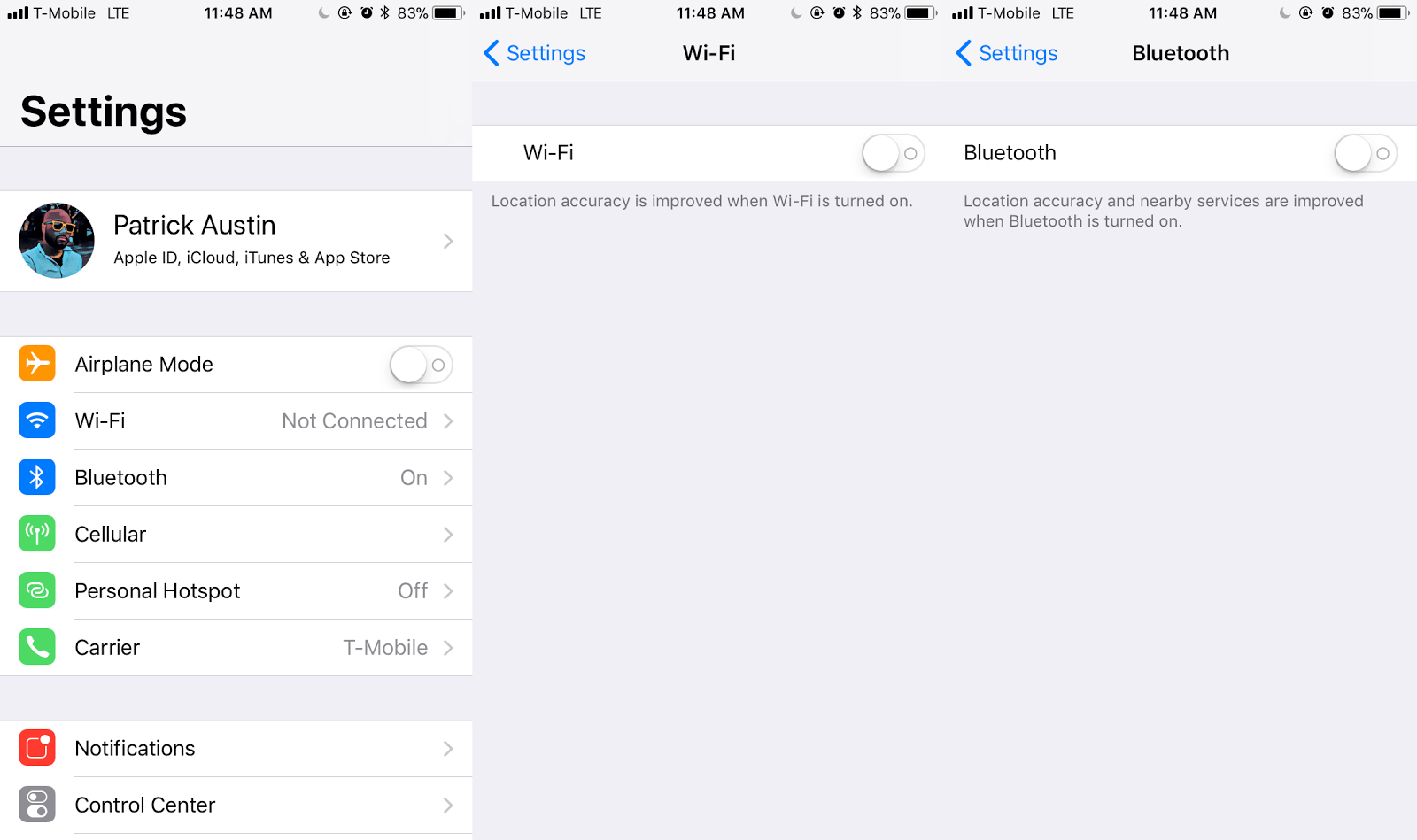 How To (Really) Turn Off Wi-Fi And Bluetooth In iOS 11