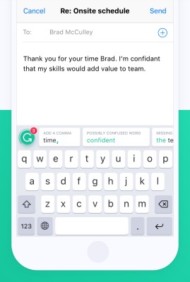 Grammarly’s iPhone Keyboard Corrects Your Texts And Tinder Messages