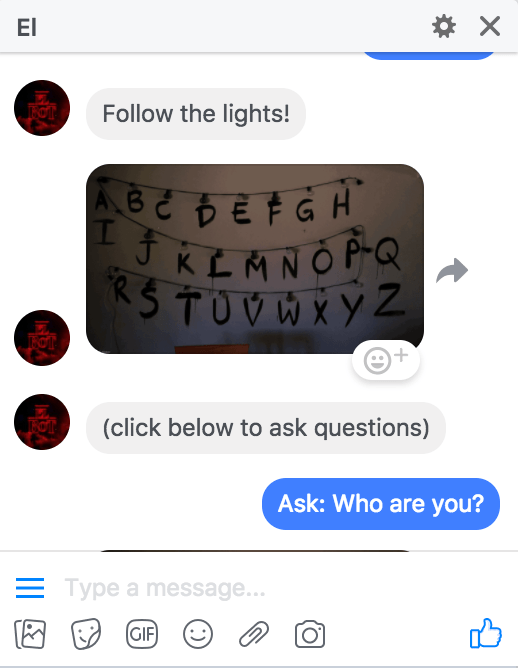 Talk To The Upside Down With This Facebook Messenger Bot