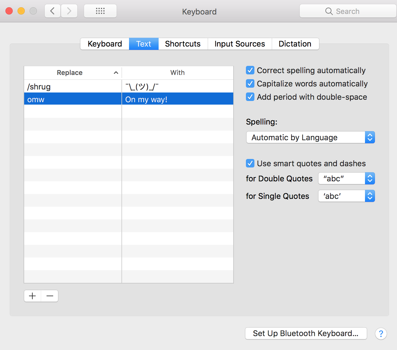 How To Create A Custom ¯_(ツ)_/¯  Shortcut On Your Mac