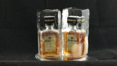 Freeze Mini Liquor Bottles In Blocks Of Ice For Fancy Party Favours