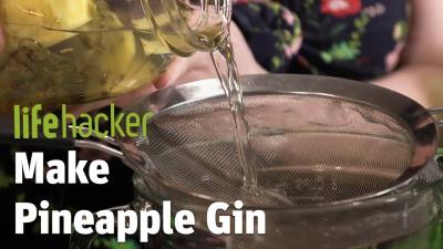 Make A Tropical Gin Out Of Pineapple Peels