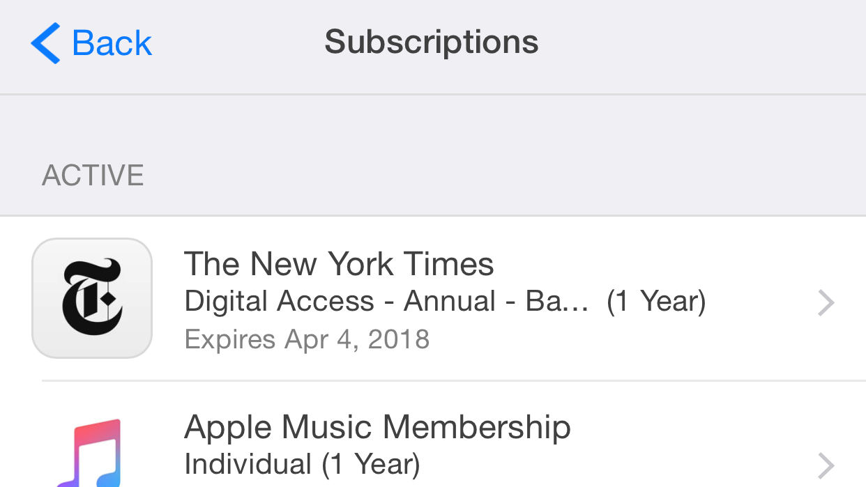 Use This Easy URL To Manage Your iOS Subscriptions