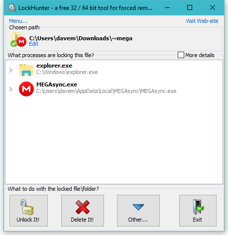 Lockhunter Lets You Delete Files When Windows Won’t