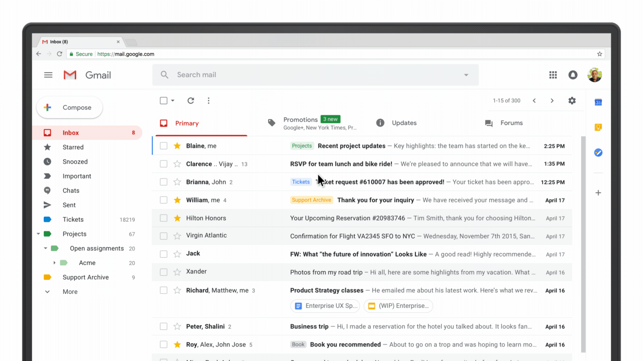 Here Are The Major New Features Google Added To Gmail This Week (And What It Didn’t)
