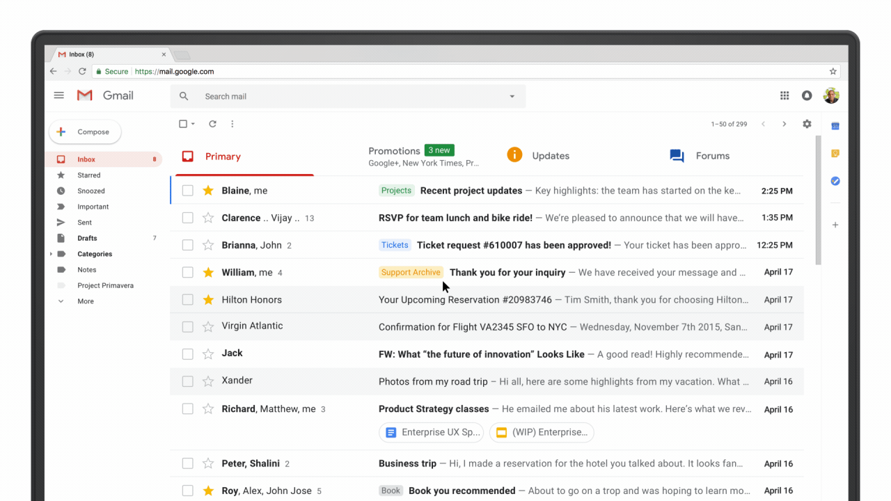 Here Are The Major New Features Google Added To Gmail This Week (And What It Didn’t)