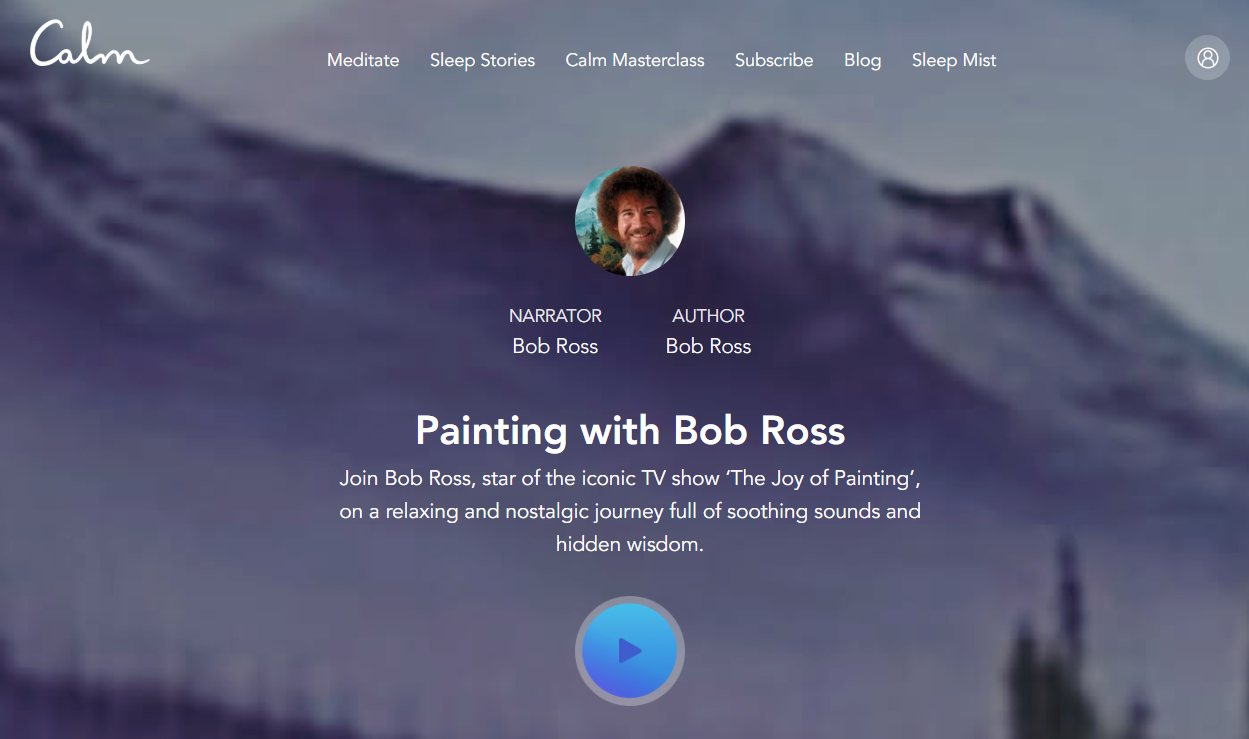 Let Bob Ross Beat Away Your Stress Like A Wet Brush