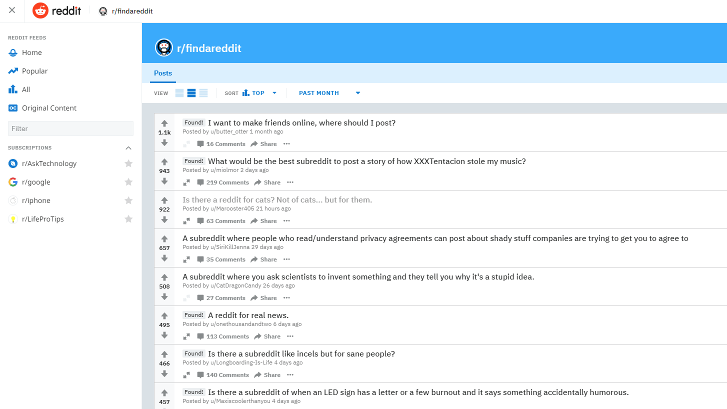 Use ‘Find A Reddit’ To Discover Even More Fascinating Things To Waste Away The Hours 