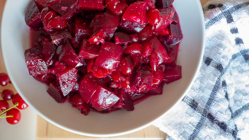 This Beetroot And Sour Cherry Salad Is A Study In Contrasts