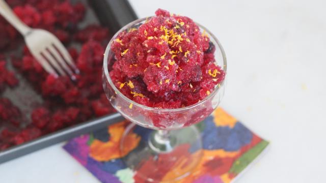 Make A Boozy Cranberry Slush With Just Two Ingredients