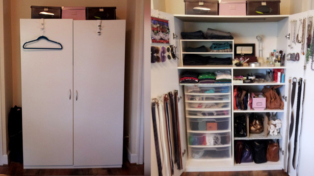 How To Organise A Lot Of Clothing In Very Little Closet Space