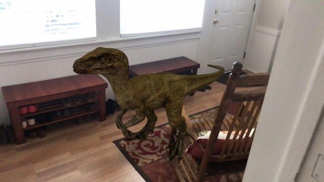 How to View 3D Dinosaurs in Your Own Home