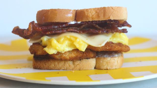 You Should Put Onion Rings on Your Breakfast Sandwich