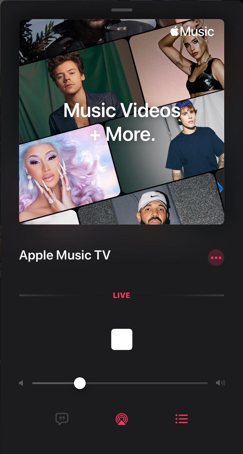 Apple Music TV channel in the Apple Music app on iPad (Screenshot: Brendan Hesse)