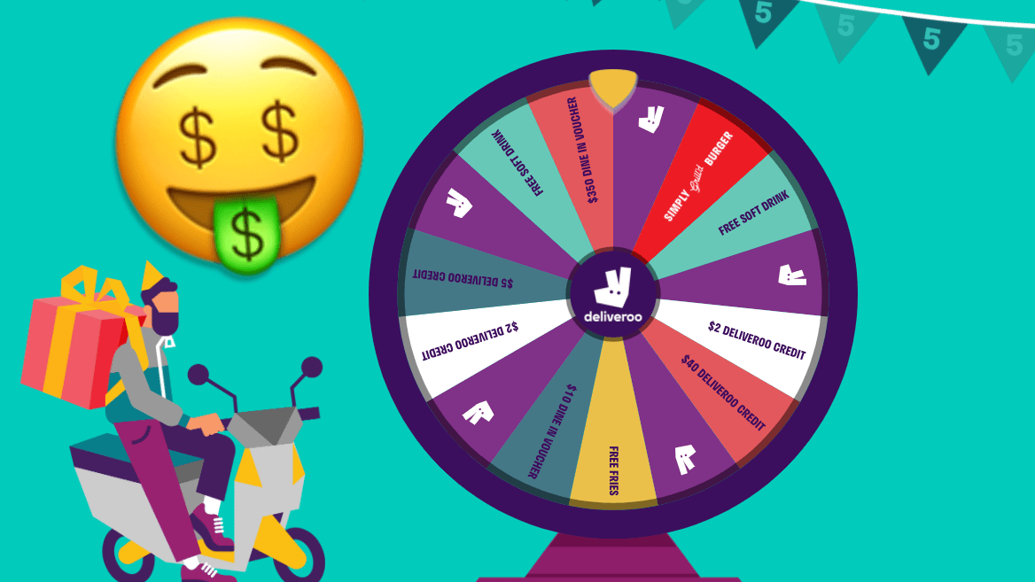Deliveroo Spin The Wheel Competition