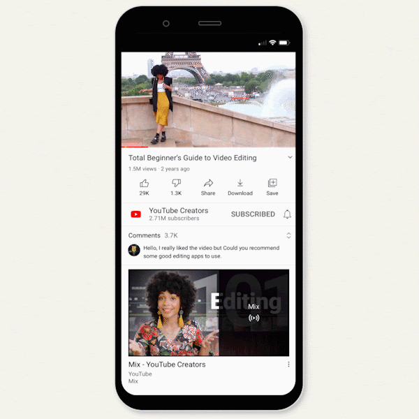 How to Use YouTube’s New App Gestures