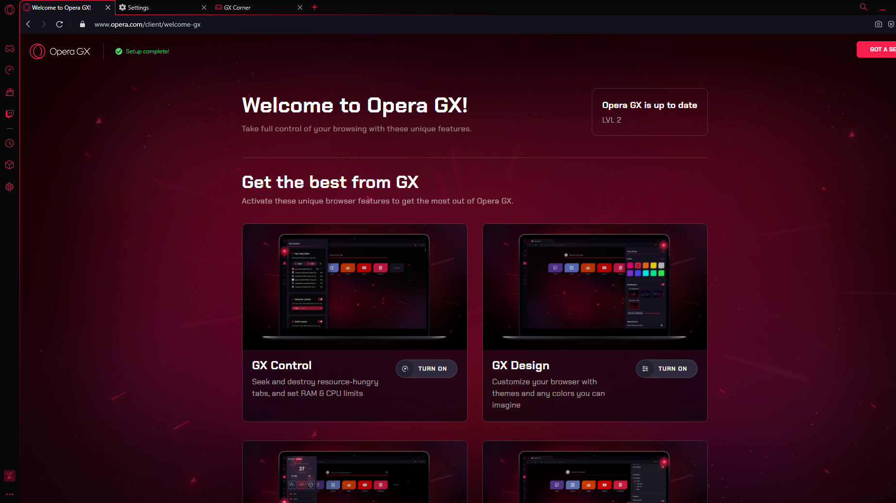 Opera GX Theme