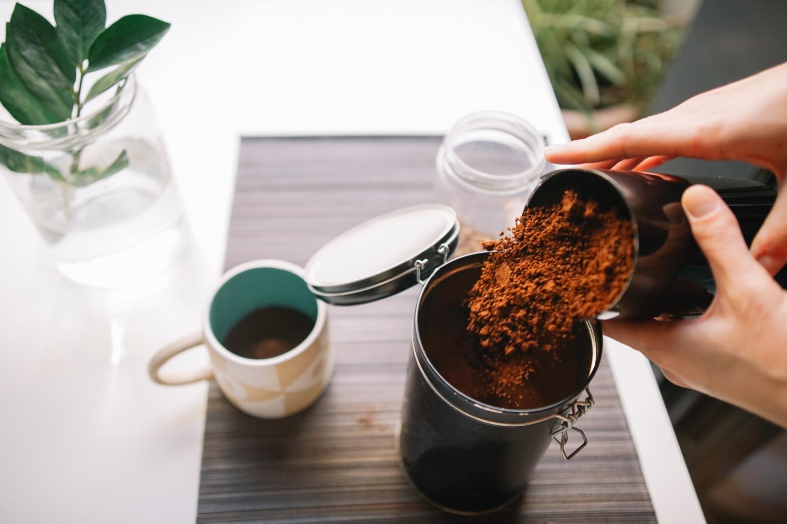 Never, Ever Throw Your Coffee Grounds in the Bin