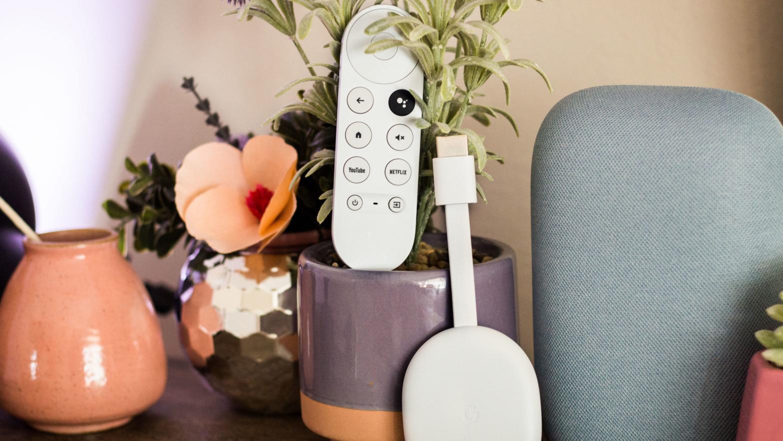 The Chromecast with Google TV.  (Photo: Florence Ion)