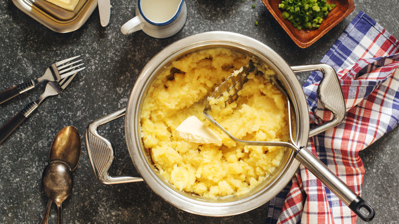 Microwave mashed potato