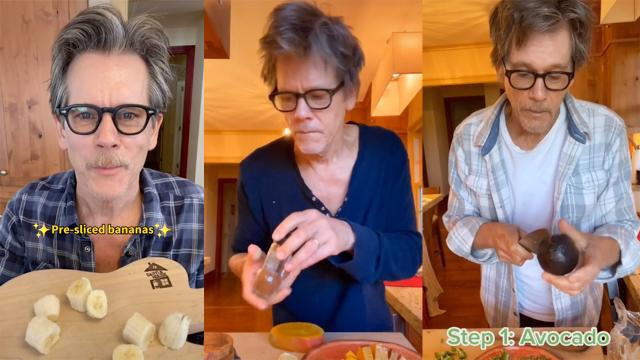 Kevin Bacon Is Serving up Glorious Food Hacks on TikTok