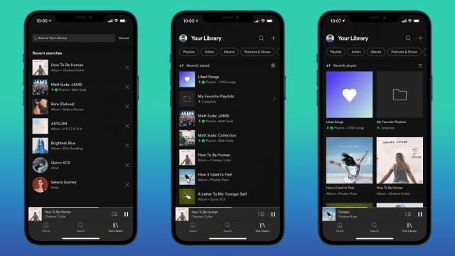 The Best Features of Spotify’s New ‘Your Library’ Tab