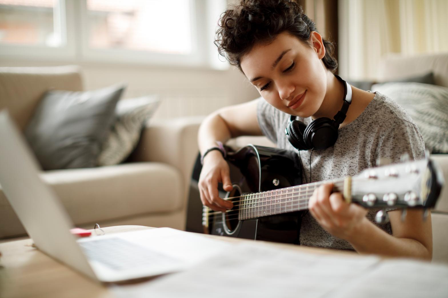 picking up the guitar is a fun way to rekindle your love of learning
