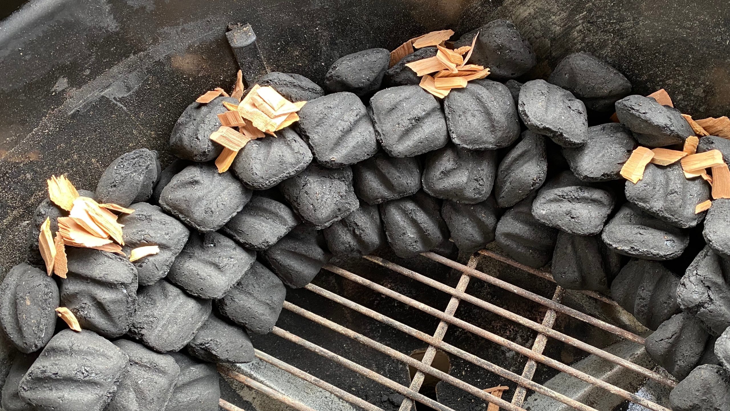You will not need this much charcoal. (Photo: Claire Lower)