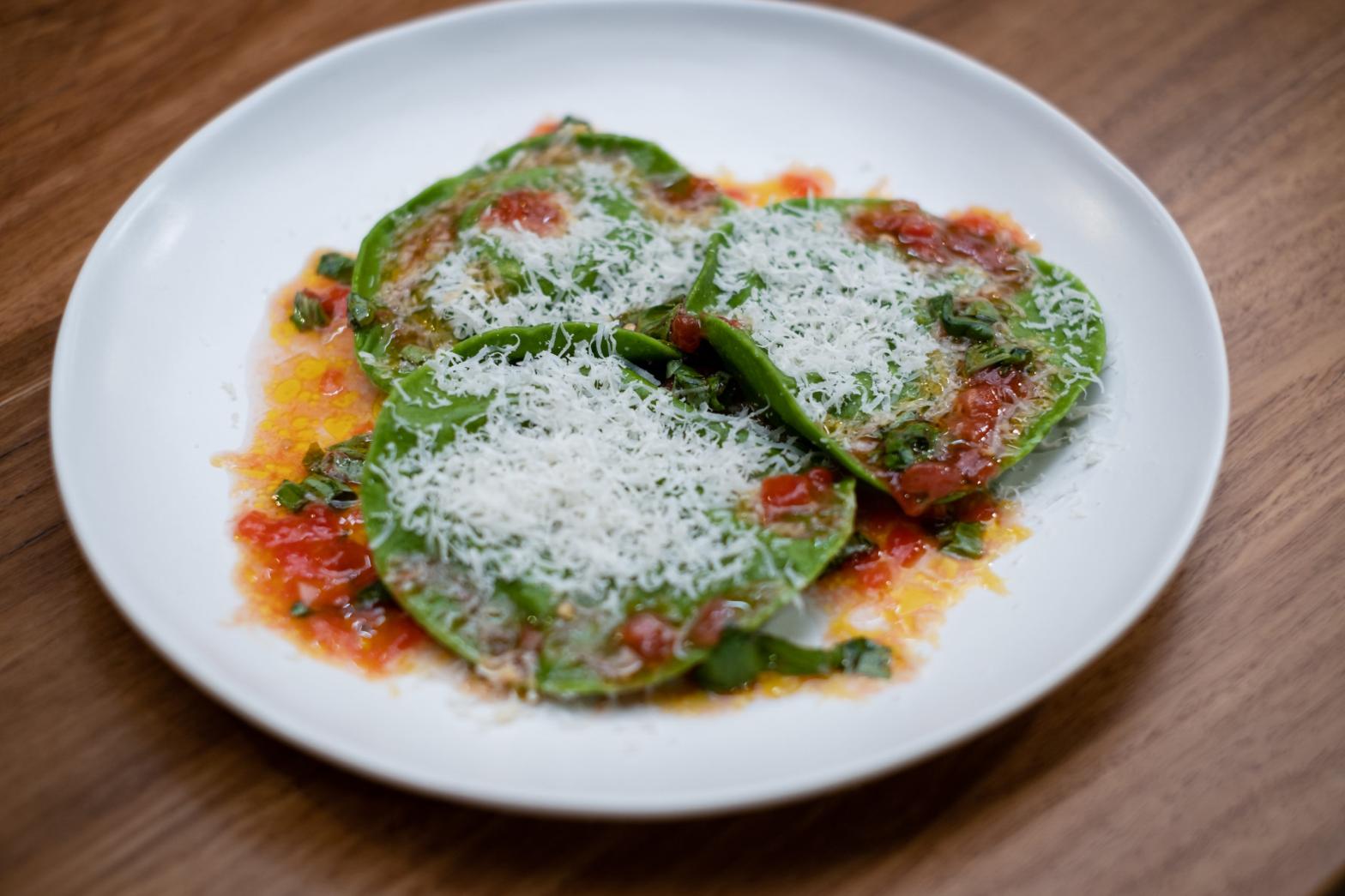 Tilly Ramsay's MasterChef recipe for spinach and egg ravioli